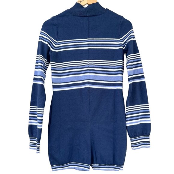 NWOT Free People | It's Cold Outside Playsuit Romper in Navy | S - Picture 9 of 13